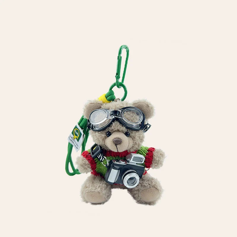Christmas Bear Bag Charm