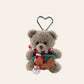 Christmas Bear Bag Charm