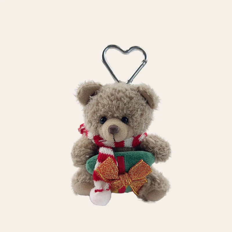 Christmas Bear Bag Charm