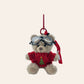 Christmas Bear Bag Charm