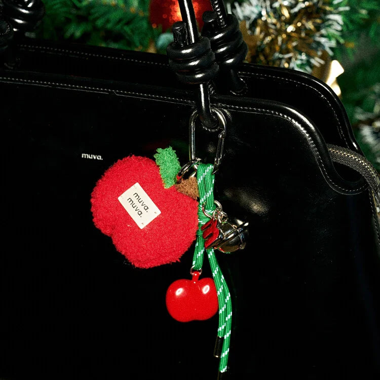 Christmas Apple Bag Charm