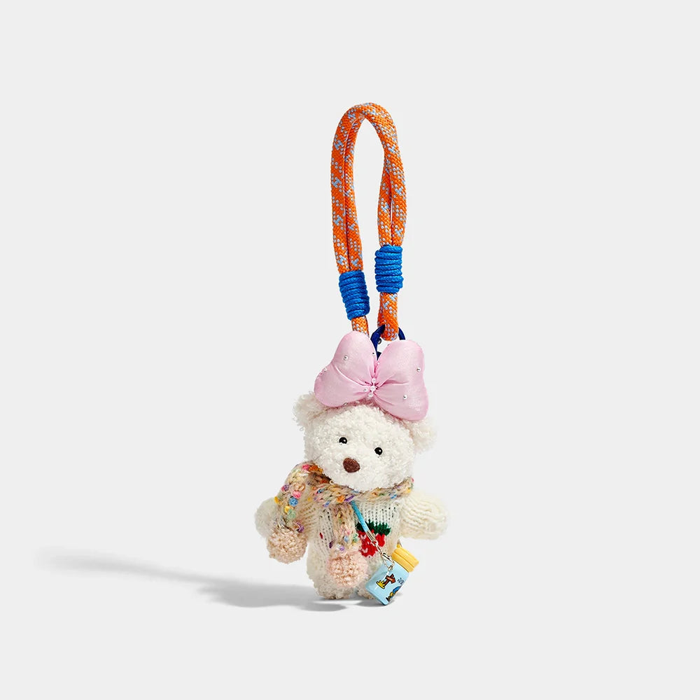 Christmas Bear Bag Charm