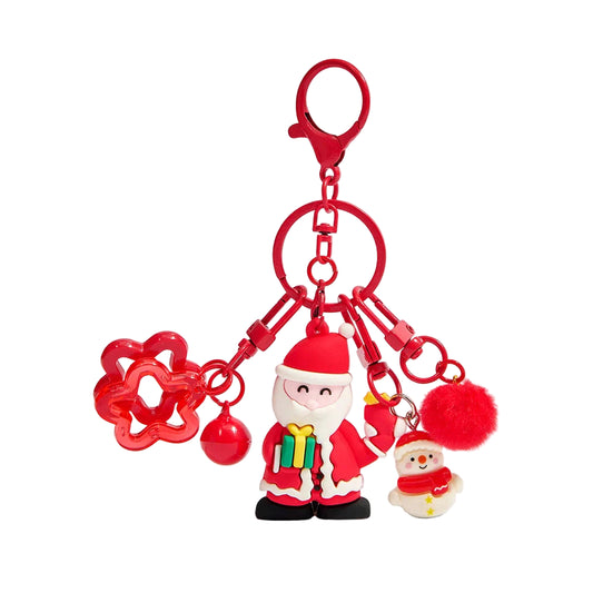 Christmas Tree & Santa Bag Charm