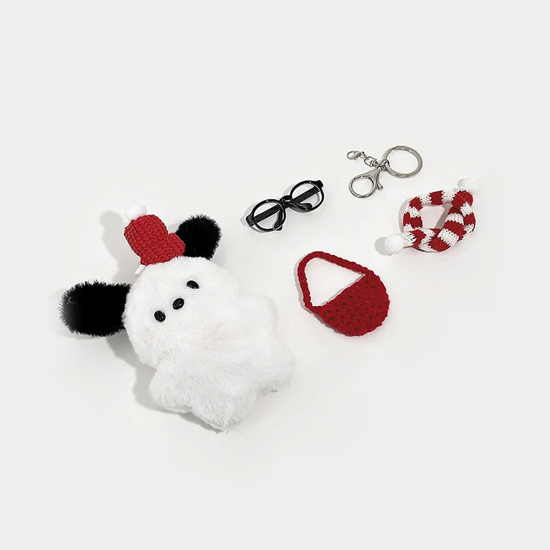 Cute Christmas Puppy Bag Charm