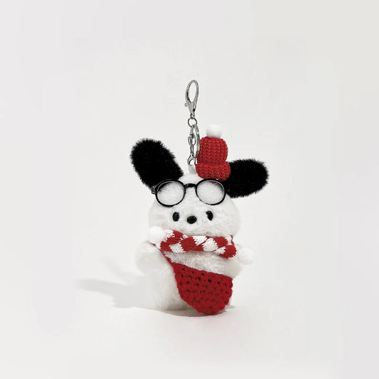 Cute Christmas Puppy Bag Charm