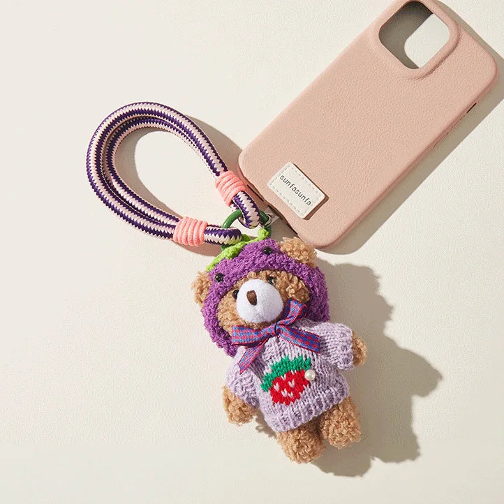 Cute Plush Bear Bag Charm