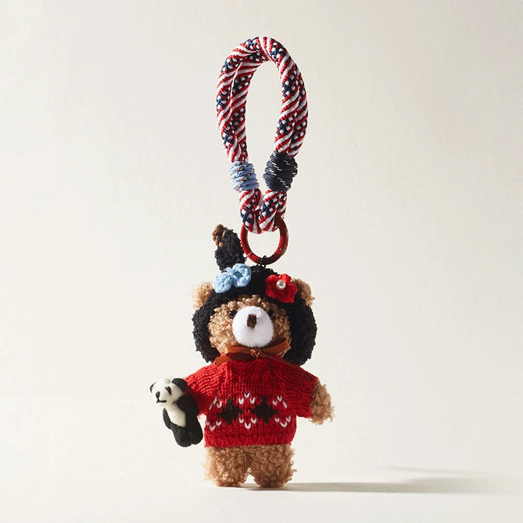Cute Plush Bear Bag Charm
