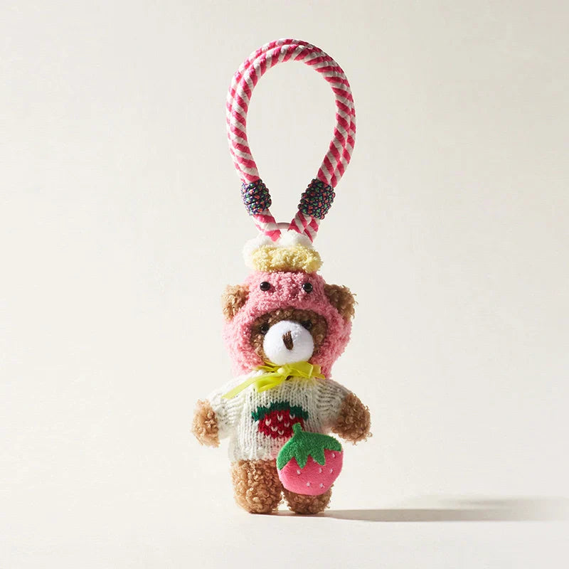 Cute Plush Bear Bag Charm