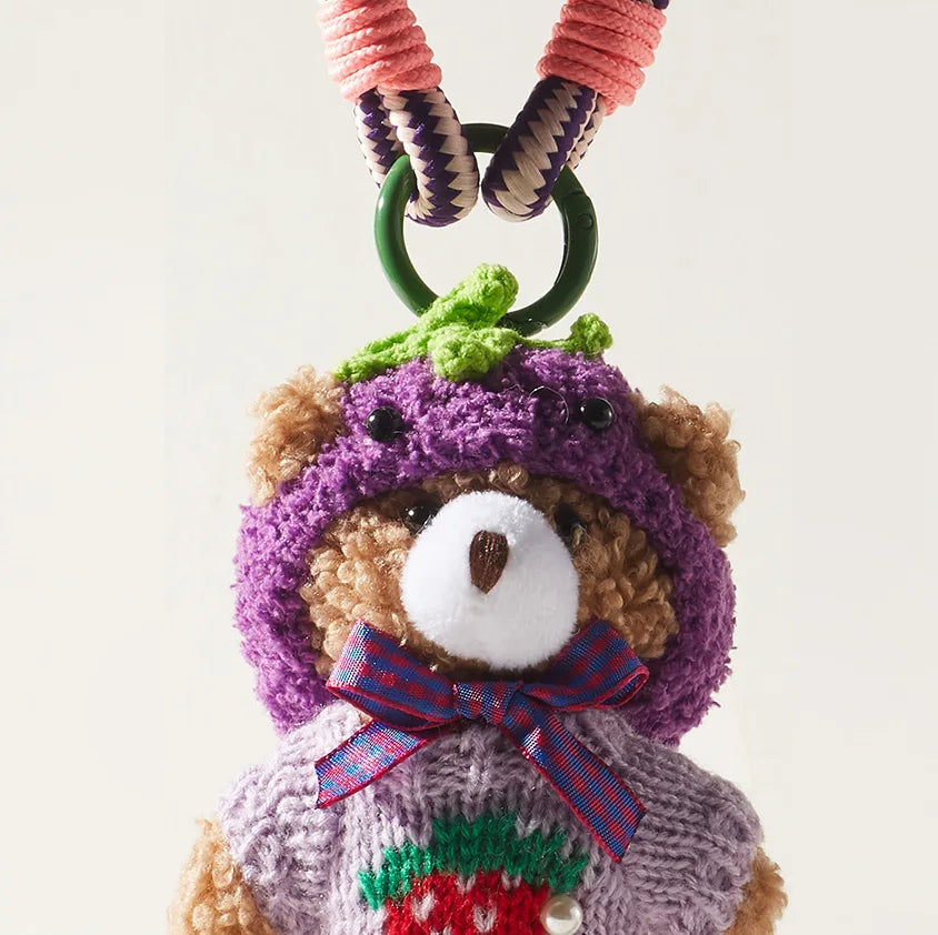 Cute Plush Bear Bag Charm