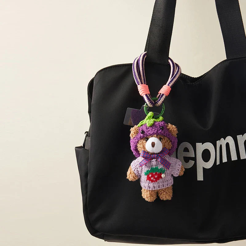 Cute Plush Bear Bag Charm