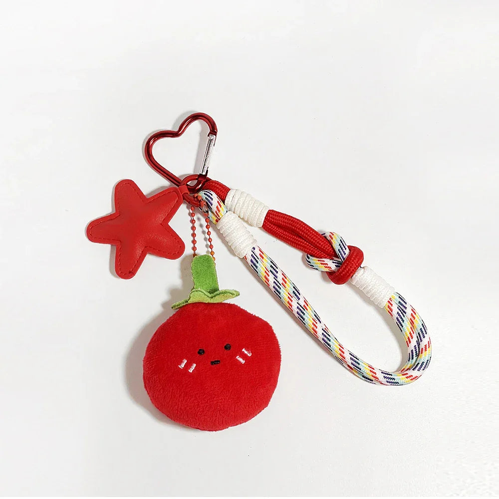 Cute Tomato Candied Fruit Bag Charm