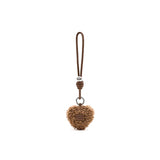 Fluffy Heart Bag Charm