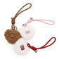 Fluffy Heart Bag Charm