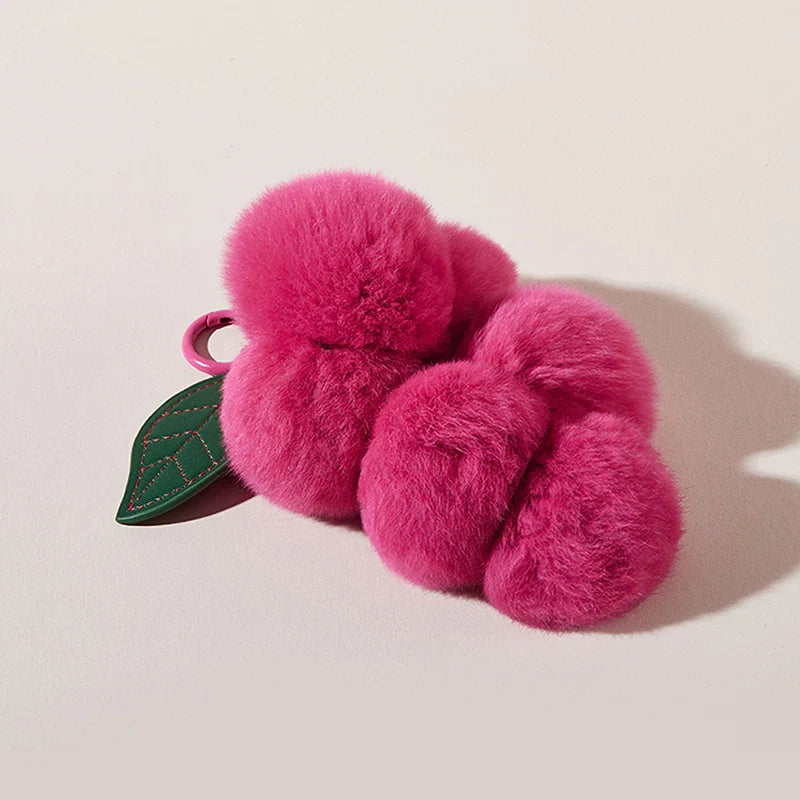 Grape Plush Bag Charm