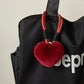 Heart Plush Bag Charm