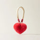 Heart Plush Bag Charm