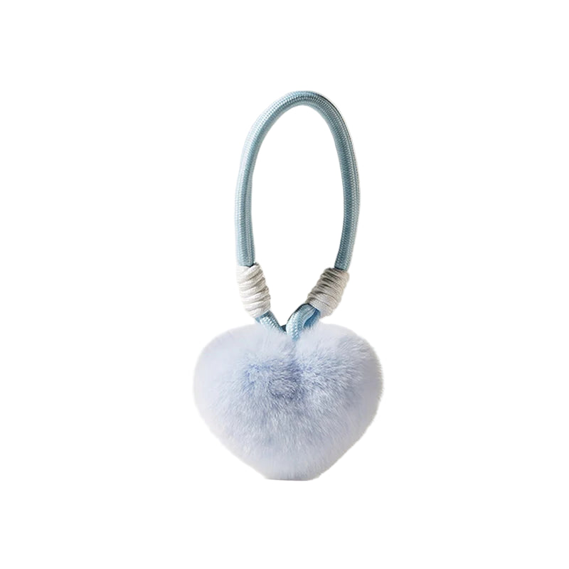 Heart Plush Bag Charm