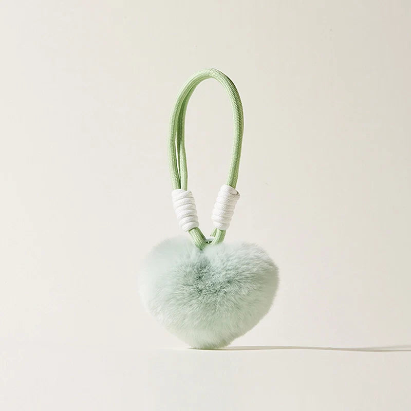 Heart Plush Bag Charm
