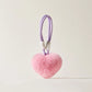 Heart Plush Bag Charm
