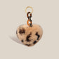 Heart Pom Pom Bag Charm