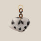 Heart Pom Pom Bag Charm