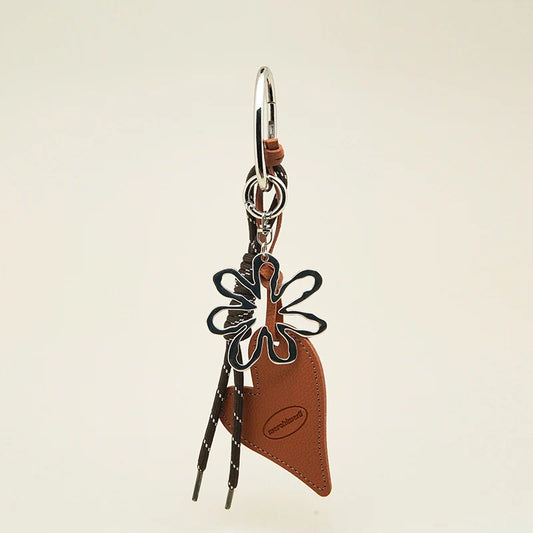 Leather Heart Bag Charm