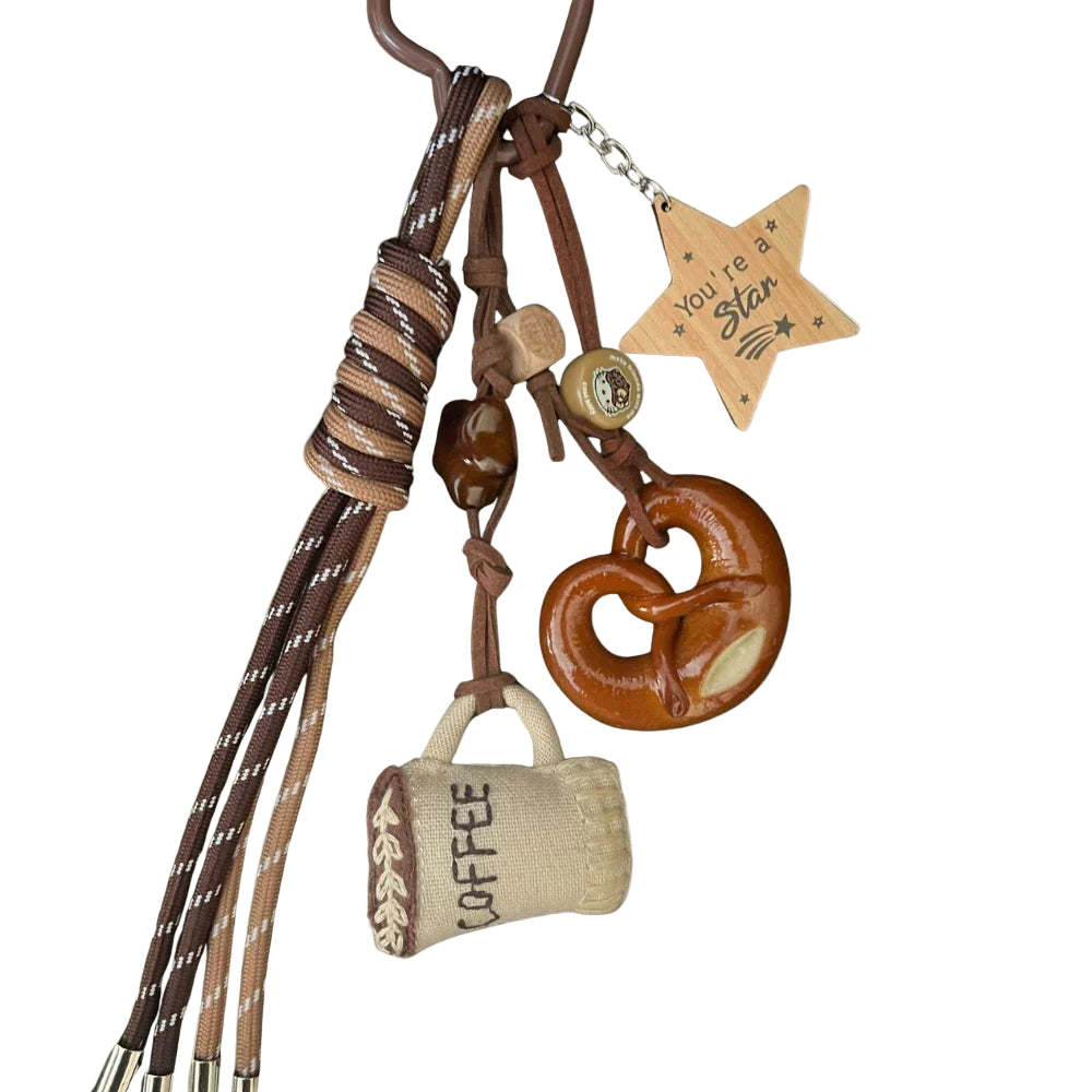 Maillard Pretzel Bag Charm