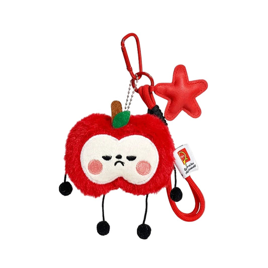 Red Apple Plush Bag Charm