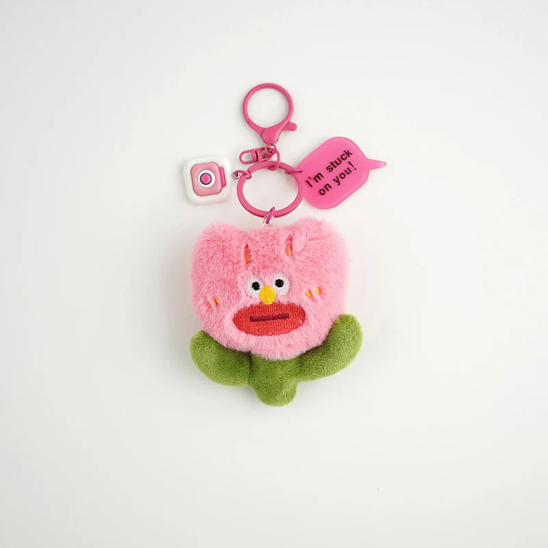 Plush Ugly Flower Bag Charm