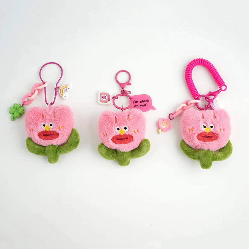 Plush Ugly Flower Bag Charm